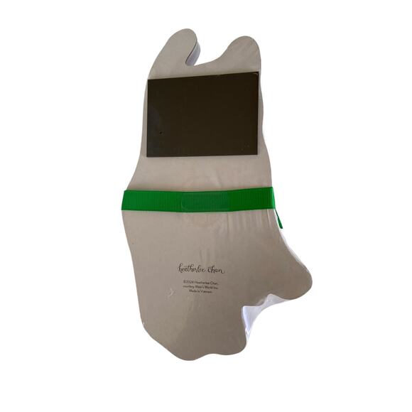 NEW Heatherlee Chan Gray Tabby Cat Kitten Winter Notepad & Pen Magnet Gift Set - Picture 2 of 2